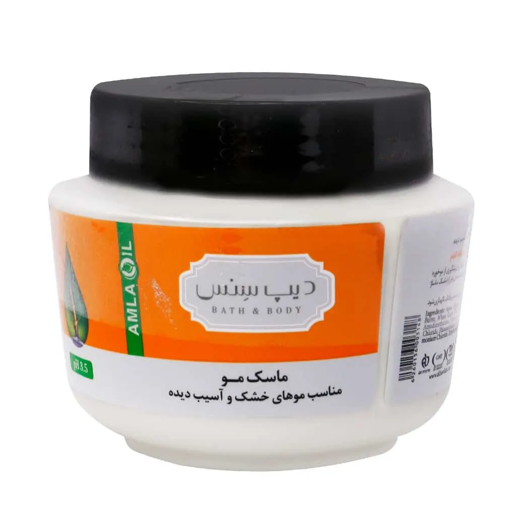 ماسک موهای خشک و آسیب دیده دیپ سنس 250 میلی لیتر تقویت کننده و مرطوب کننده مو