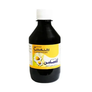 محلول غیر خوراکی کامیلین اهورا دارو 250 میلی لیتر بهبود دهنده التهاب و زخم‌های پوستی