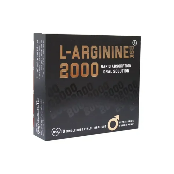 ویال ال آرژنین 2000 میلی گرم بی اس کی افزایش عملکرد ورزشی