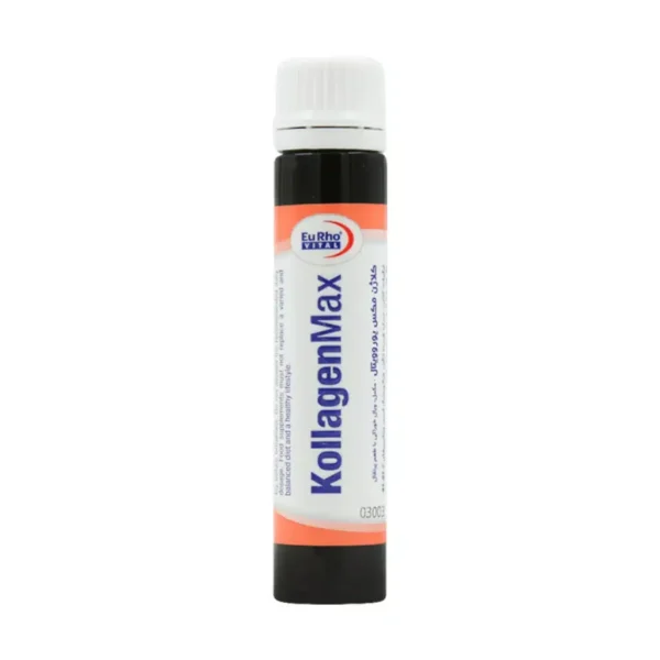 ویال کلاژن مکس یوروویتال 6 عدد تقویت سلامت پوست مو و ناخن