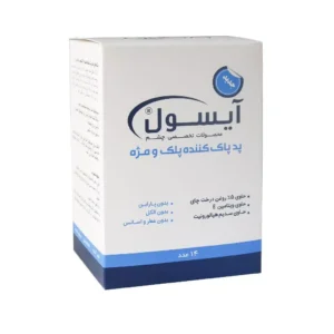 پد پاک کننده پلک و مژه آیسول 14 عدد پاک کننده ملایم آرایش چشم