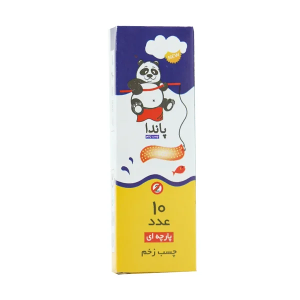 چسب زخم پارچه ای پاندا 10 عدد مناسب برای زخم های سطحی