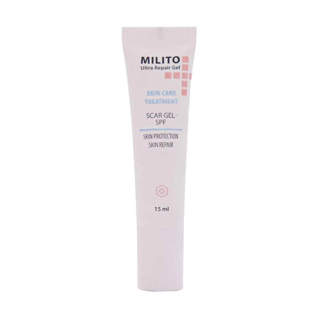 ژل ترمیم کننده حاوی SPF میلیتو 15 میلی لیتر ترمیم کننده پوست حساس