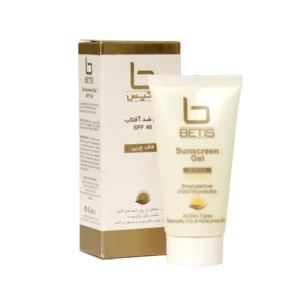 ژل ضد آفتاب فاقد چربی بتیس SPF46 مناسب پوست های چرب و آکنه دار