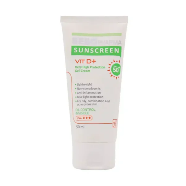 ژل کرم ضد آفتاب SPF50 کنترل کننده چربی مای فارما 50 میلی لیتر