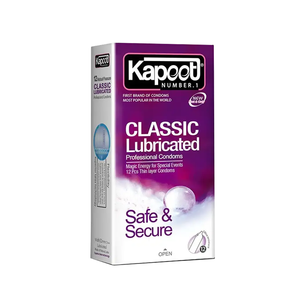 کاندوم کاپوت مدل Classic Lubricated پیشگیری از بارداری