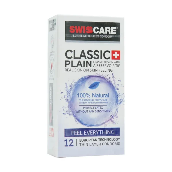 کاندوم کلاسیک سوئیس کر مدل Classic Plain افزایش میل جنسی