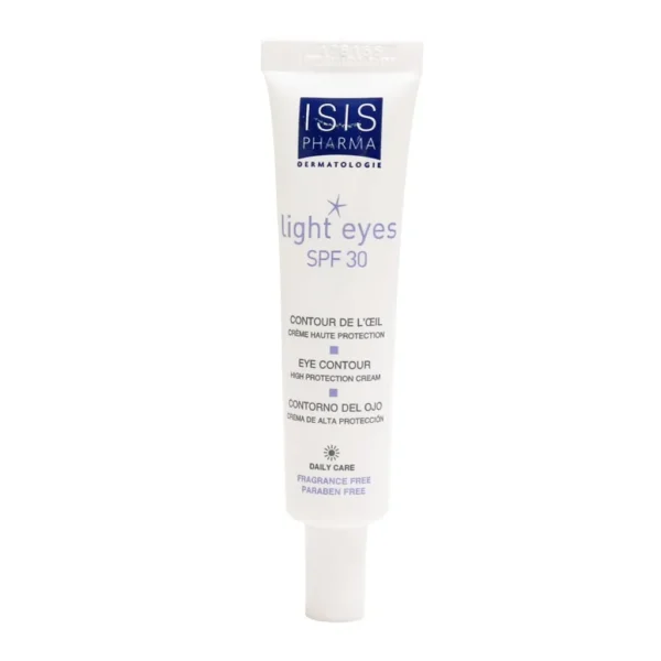 کرم دور چشم SPF30 لایت آیز آیسیس فارما 15 میلی لیتر روشن کننده و محافظت کننده