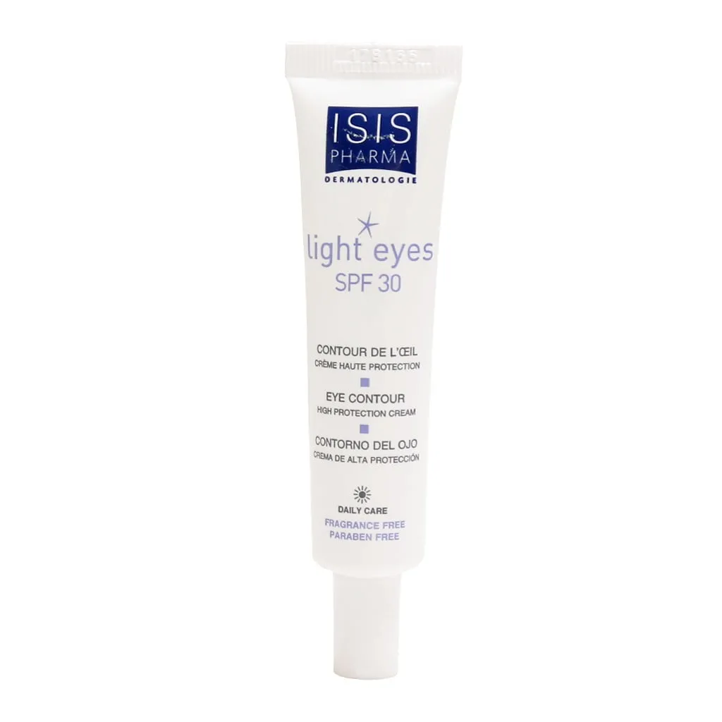 کرم دور چشم SPF30 لایت آیز آیسیس فارما 15 میلی لیتر روشن کننده و محافظت کننده