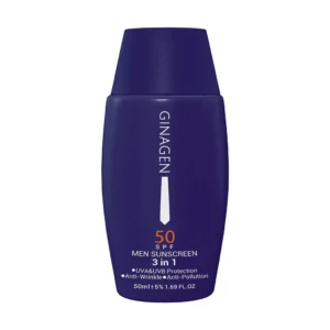 کرم ضد آفتاب 3 در 1 آقایان SPF50 ژیناژن محافظت کامل از پوست