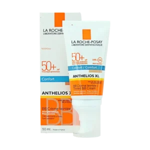 کرم ضد آفتاب BB لاروش پوزای SPF50 مدل آنتلیوس کامفورت مناسب پوست های معمولی خشک و حساس ۵۰ میلی لیتر