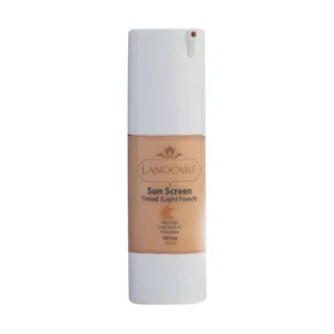 کرم ضد آفتاب رنگی فاقد چربی SPF50 لانوکر 30 میلی لیتر محافظت از پوست