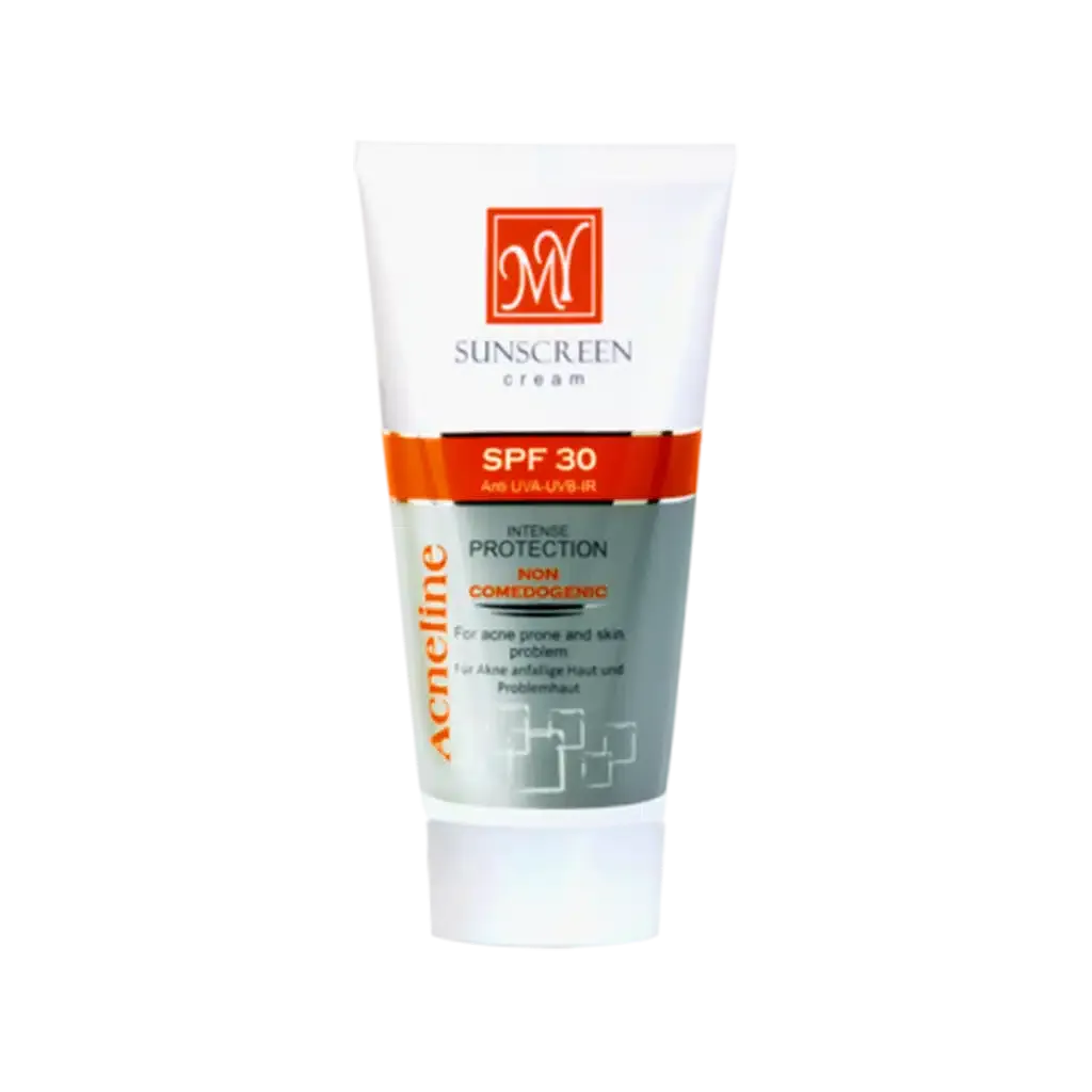 کرم ضد آفتاب ضد جوش مای SPF30 مناسب پوست های چرب و دارای آکنه ۵۰ میلی لیتر