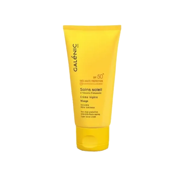 کرم ضد آفتاب ضد پیری گلنیک +SPF50 مناسب پوست های معمولی خشک و حساس 50 میلی لیتر