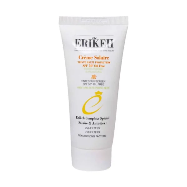 کرم ضد آفتاب فاقد چربی اریکه SPF50 مناسب پوست های چرب و دارای آکنه 50 میلی لیتر
