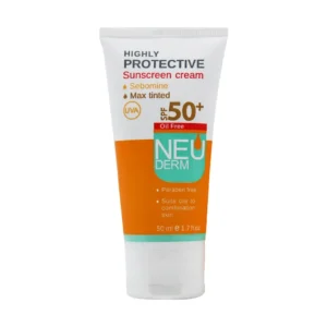 کرم ضد آفتاب فاقد چربی هایلی پروتکتیو نئودرم SPF50 مناسب پوست های مختلط و چرب 50 میلی لیتر