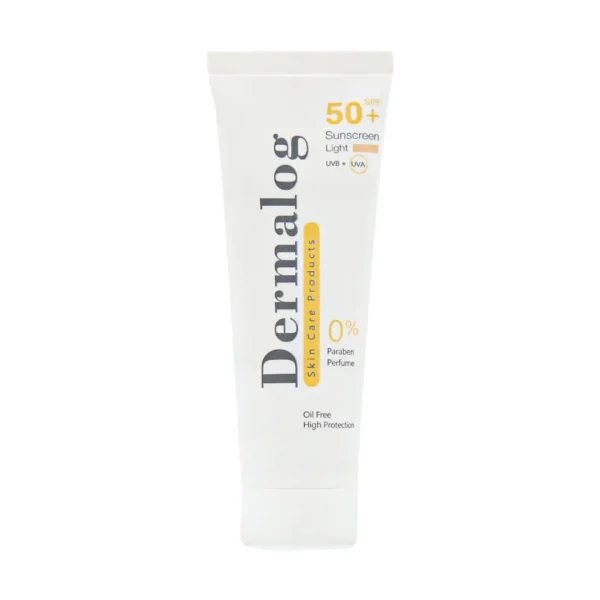 کرم ضد آفتاب فاقد چربی SPF50 درمالوگ مناسب پوست چرب و مختلط 50 میلی لیتر