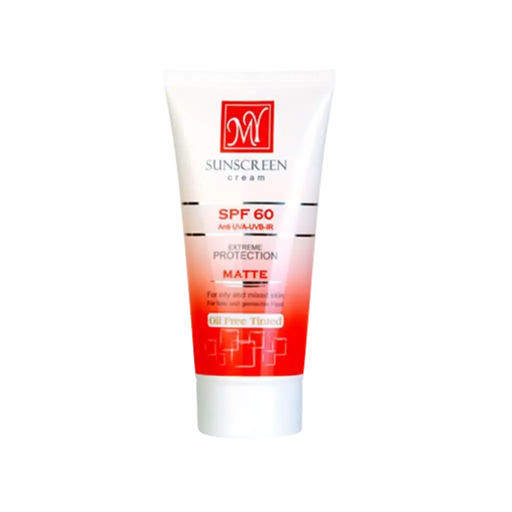 کرم ضد آفتاب فاقد چربی SPF60 مای مناسب پوست های چرب و مختلط