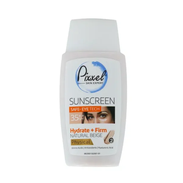 کرم ضد آفتاب فیزیکی دور چشم و صورت SPF35 پیکسل 50 میلی لیتر محافظت از پوست