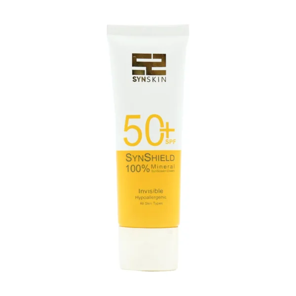 کرم ضد آفتاب مینرال ساین شیلد SPF50 ساین اسکین مناسب انواع پوست