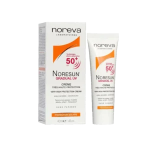 کرم ضد آفتاب نورسان SPF50 نوروا ۴۰ میلی لیتر محافظت از پوست در برابر اشعه های UVA و UVB