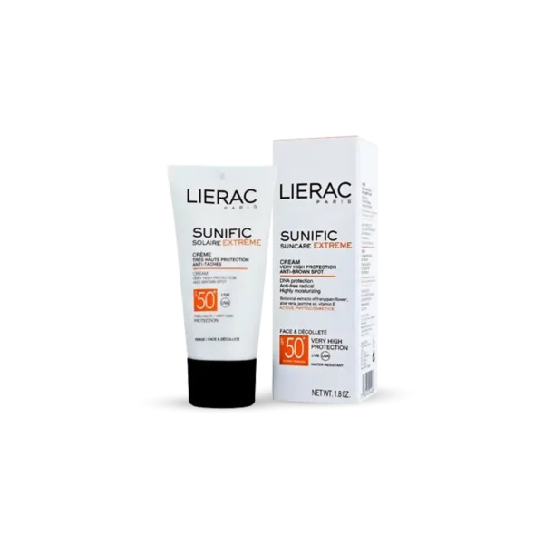 کرم ضد آفتاب و ضد لک لیراک +SPF50 مدل سانی فیک ۵۰ میلی لیتر