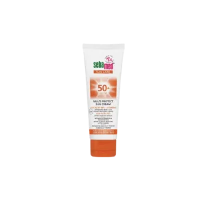 کرم ضد آفتاب و محافظ چند منظوره سبامد SPF50 مناسب انواع پوست ۷۵ میلی لیتر