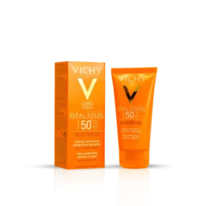 کرم ضد آفتاب ویشی مدل velvety +SPF50 مناسب پوست های معمولی و خشک