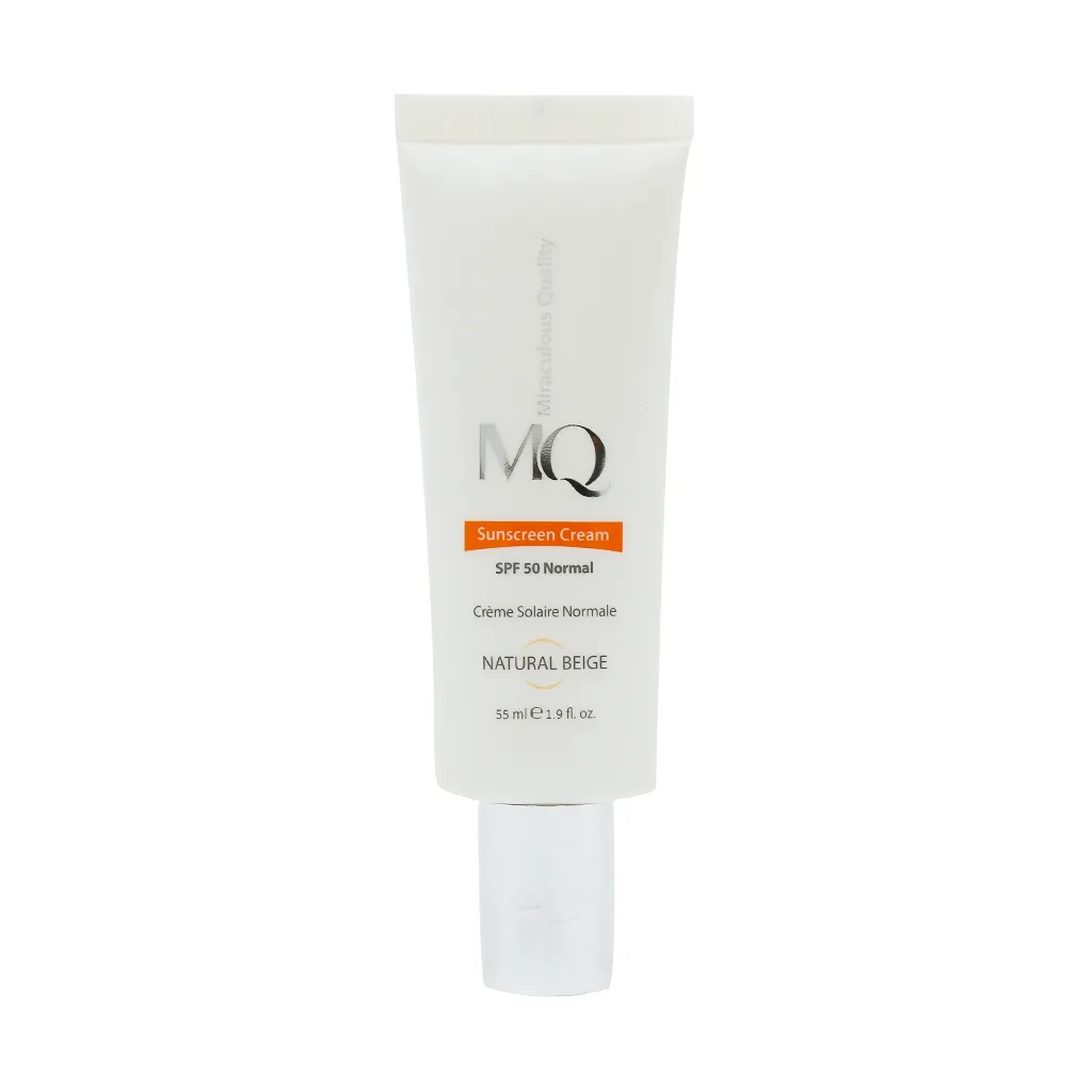 کرم ضد آفتاب پوست نرمال SPF50 ام کیو 55 میلی لیتر محافظت کامل در برابر آفتاب