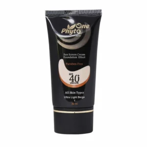کرم ضد آفتاب کرم پودری SPF40 فیتو وان مناسب انواع پوست 30 میلی لیتر