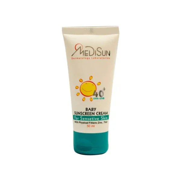 کرم ضد آفتاب کودک مدیسان +SPF40 محافظ پوست حساس