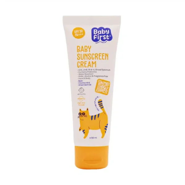 کرم ضد آفتاب کودکان SPF30 بیبی فرست سی گل ۵۰ میلی لیتر محافظت از پوست حساس