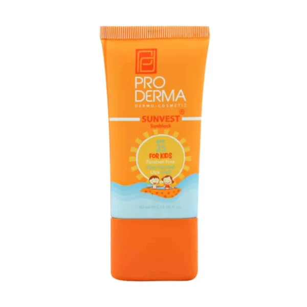 کرم ضد آفتاب کودکان SPF35 پرودرما 40 میلی لیتر محافظت از پوست کودکان