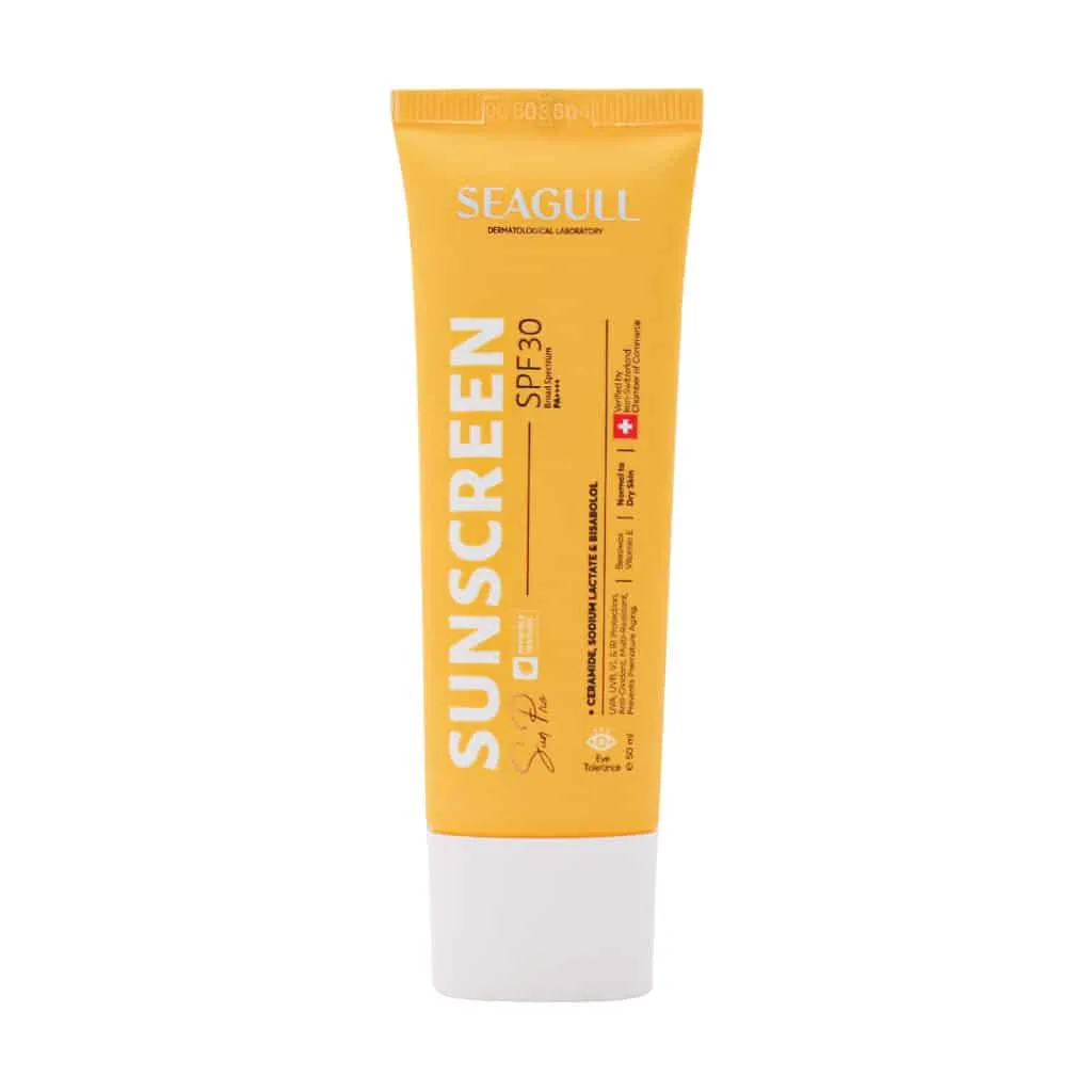 کرم ضد آفتاب SPF30 سی گل مناسب پوست های خشک و معمولی 50 میلی لیتر