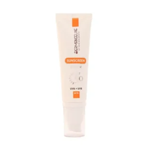 کرم ضد آفتاب SPF50 درم انجلین مناسب انواع پوست 50 میلی لیتر