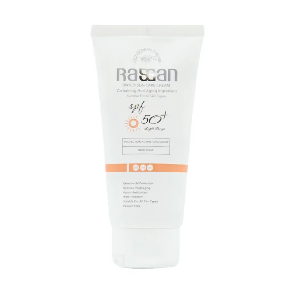 کرم ضد آفتاب SPF50 راسن مناسب انواع پوست 40 میلی لیتر