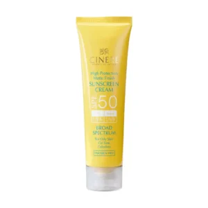 کرم ضد آفتاب +SPF50 سینره 50 میلی لیتر محافظت از پوست در برابر UVA و UVB