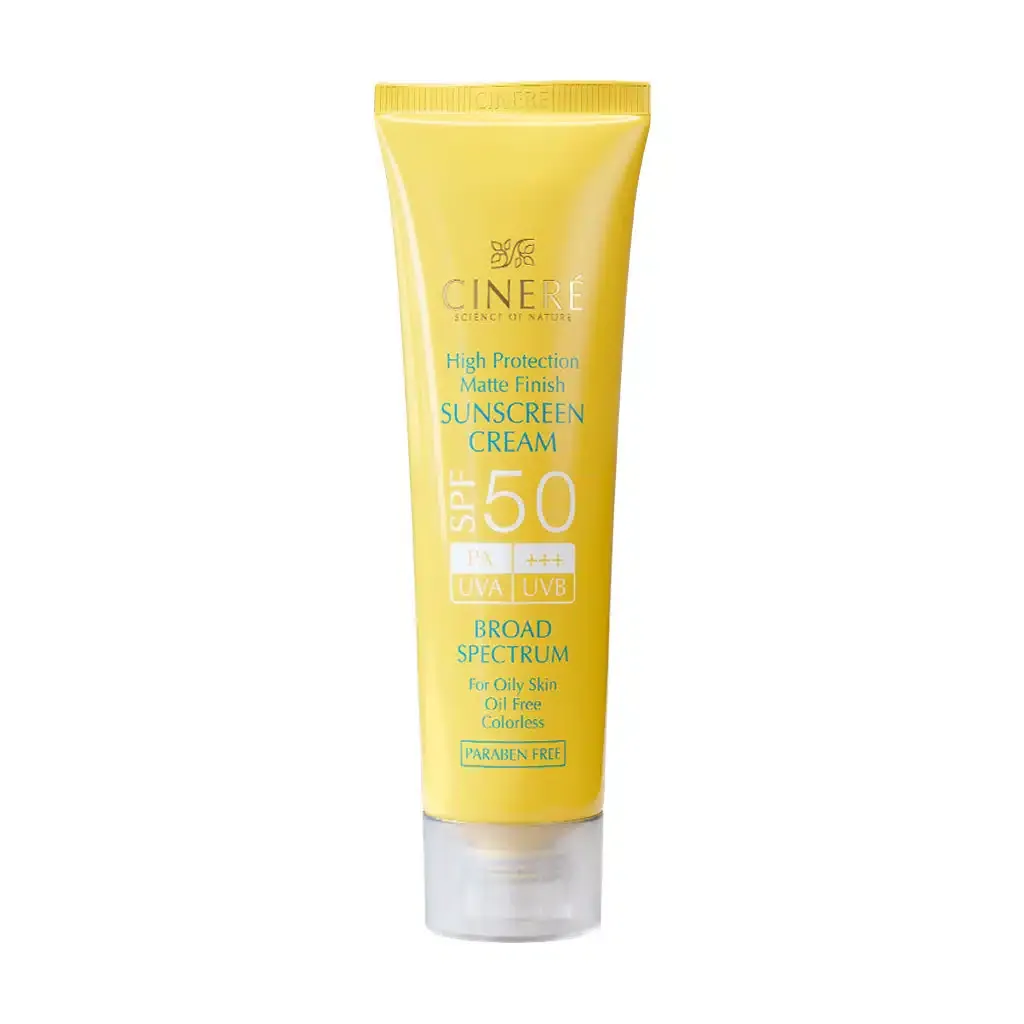کرم ضد آفتاب +SPF50 سینره 50 میلی لیتر محافظت از پوست در برابر UVA و UVB