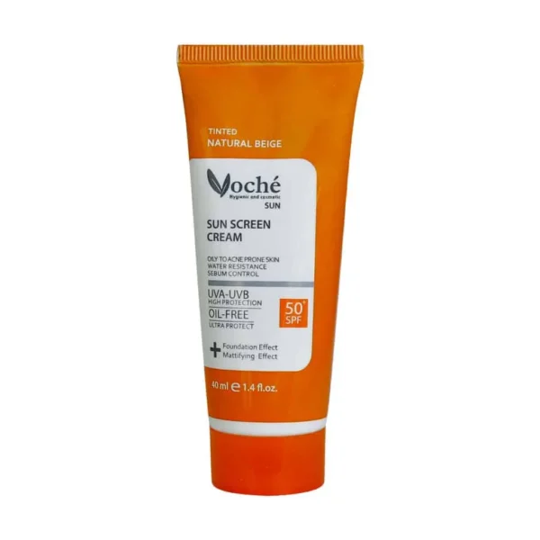 کرم ضد آفتاب SPF50 وچه مناسب پوست چرب و مستعد آکنه 40 میلی لیتر