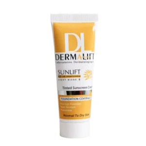 کرم ضد آفتاب SPF50 پوست خشک و معمولی درمالیفت 40 میلی لیتر محافظت کامل از پوست