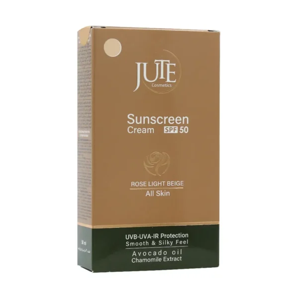 کرم ضد آفتاب SPF50 ژوت مناسب انواع پوست 50 میلی لیتر