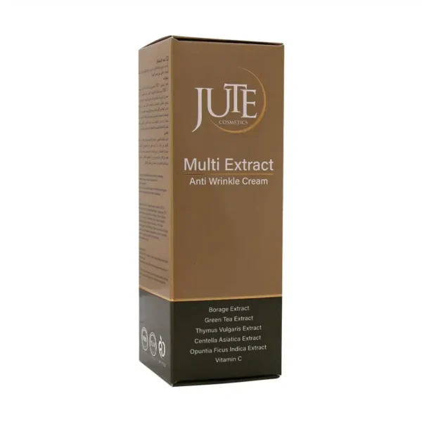 کرم ضد چروک گیاهی ژوت مدل Multi Extract 50 میلی لیتر درمان چروک و جوانسازی پوست