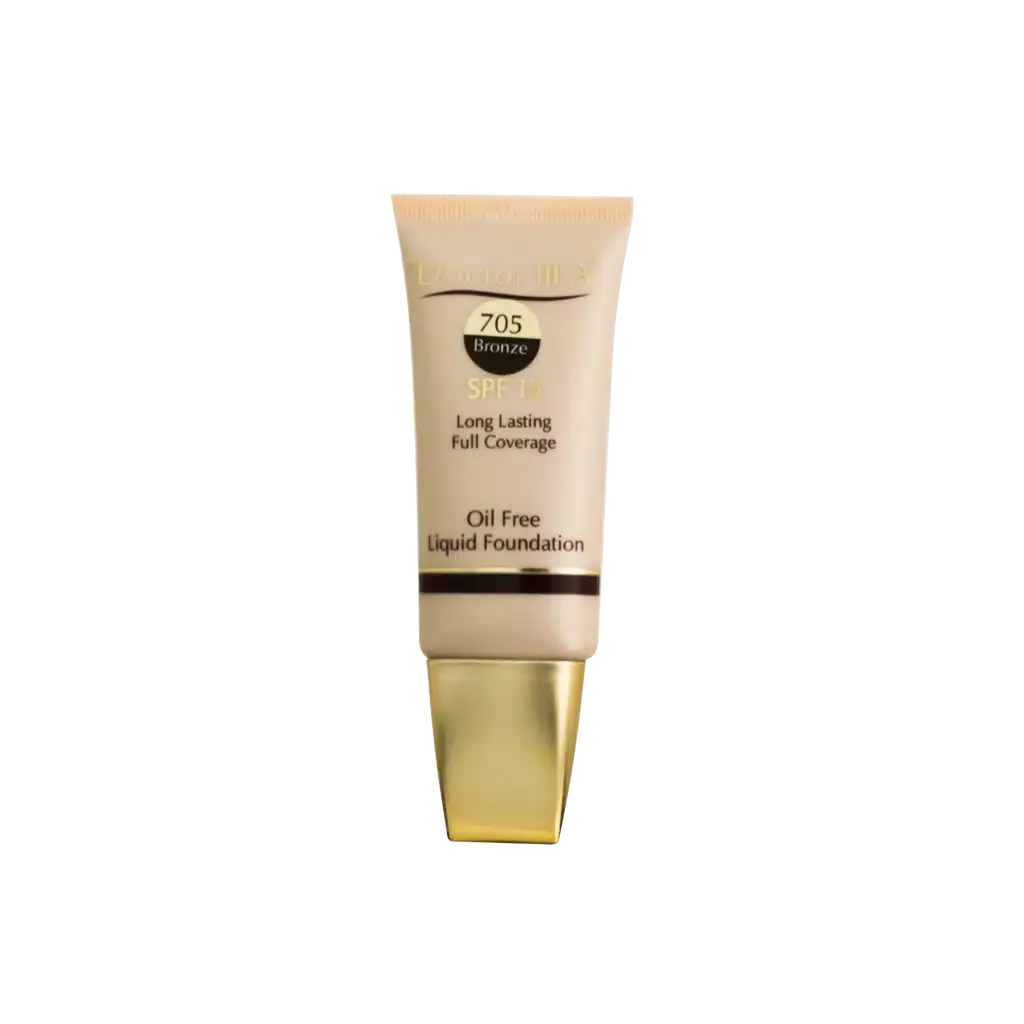 کرم پودر مایع رنگی فاقد چربی SPF15 دکتر ژیلا ۴۰ گرم