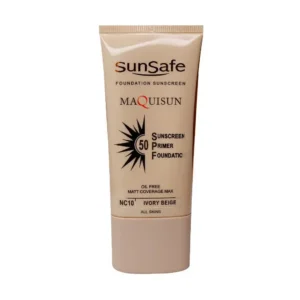 کرم پودر پرایمری SPF50 مکی سان سان سیف 40 میلی لیتر ضد آفتاب و آرایش روزانه