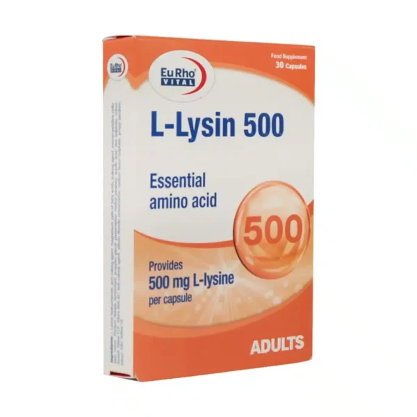 کپسول ال لیزین 500 میلی گرم یوروویتال تقویت سیستم ایمنی