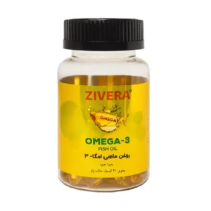کپسول امگا 3 1000 میلی گرم زیورا حفظ سلامت قلب و مغز