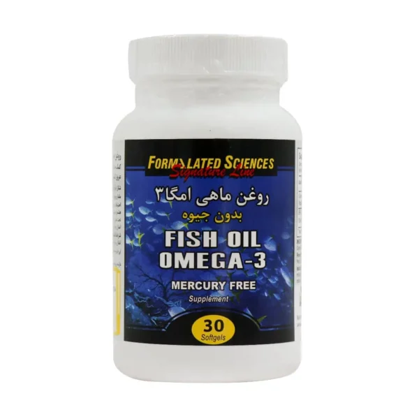 کپسول روغن ماهی امگا 3 فرمولیتد ساینسز کاهش چربی خون