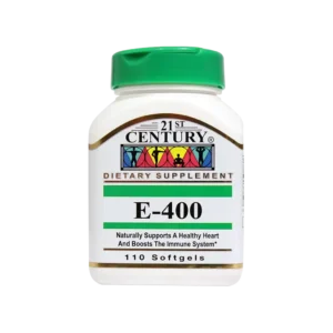 کپسول ژلاتینی ویتامین E 400 واحد 21 سنتری افزایش ایمنی و سلامت پوست