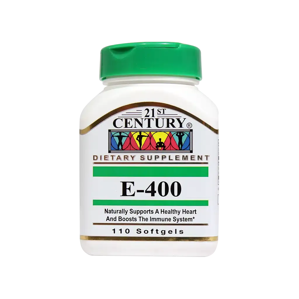 کپسول ژلاتینی ویتامین E 400 واحد 21 سنتری افزایش ایمنی و سلامت پوست