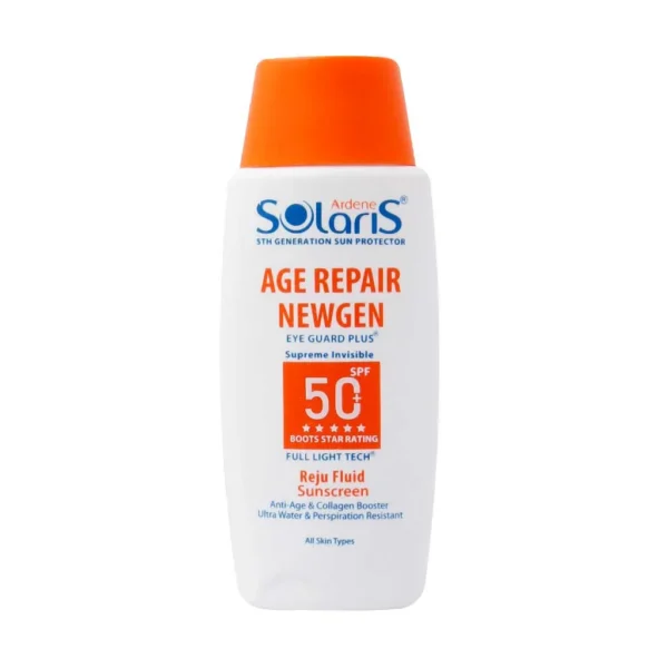 فلوئید ضد آفتاب و ضد چروک SPF50 آردن محافظت از پوست در برابر UVA و UVB